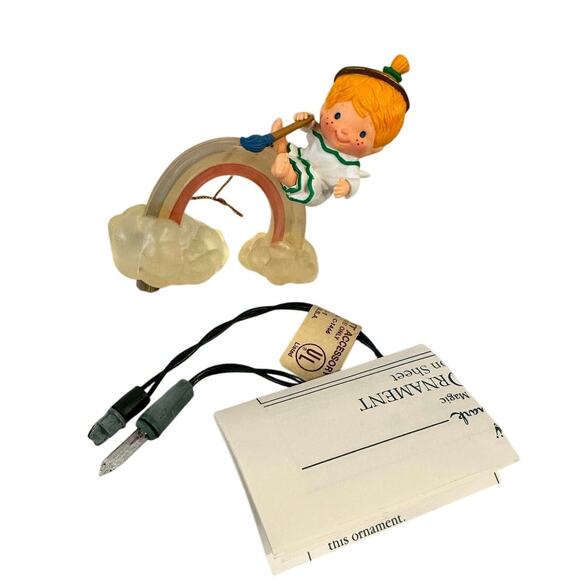 Hallmark Vintage Lighted Ornaments 1985 Katybeth & 1987 North Pole Power & Light - Picture 3 of 5